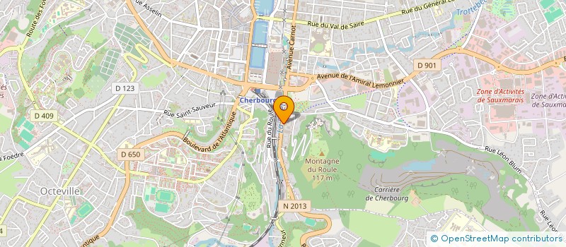 localisation de l'entreprise LA COMPAGNIE DE L'ELAN BLEU  CHERBOURG-EN-COTENTIN