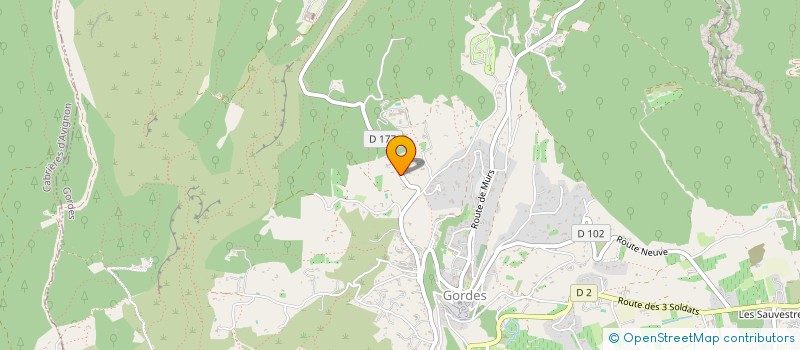 localisation de l'entreprise LA COMPAGNIE DE L'ENCLOS  GORDES