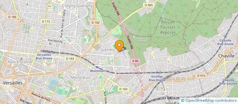 localisation de l'entreprise LA COMPAGNIE DE L ENVOLEE à VERSAILLES