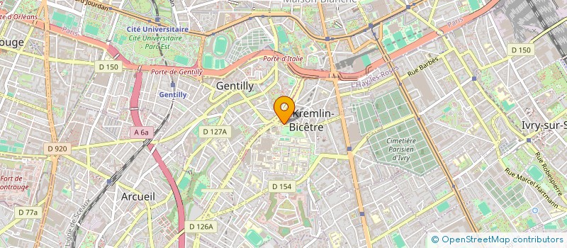 localisation de l'entreprise LA COMPAGNIE DE L'ENVOLEE à LE KREMLIN-BICETRE