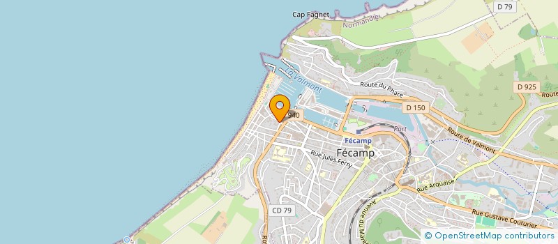 localisation de l'entreprise LA COMPAGNIE DE L'ESCALE  FECAMP