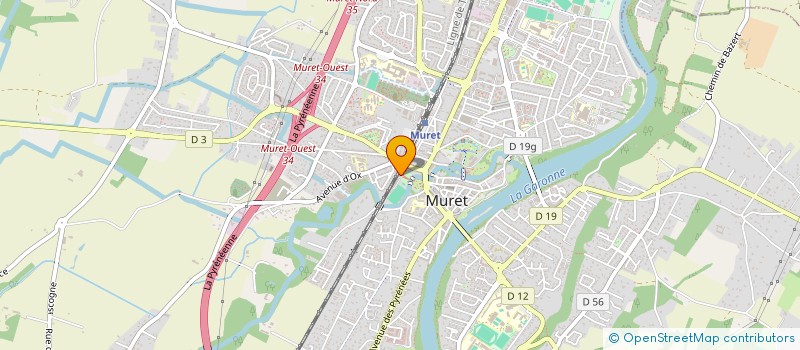 localisation de l'entreprise LA COMPAGNIE DE L EVENTAIL DE MURET à MURET