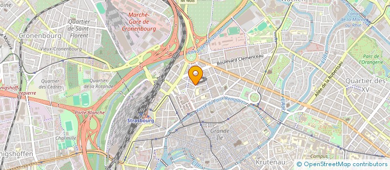 localisation de l'entreprise LA COMPAGNIE DE L HERMINE à STRASBOURG