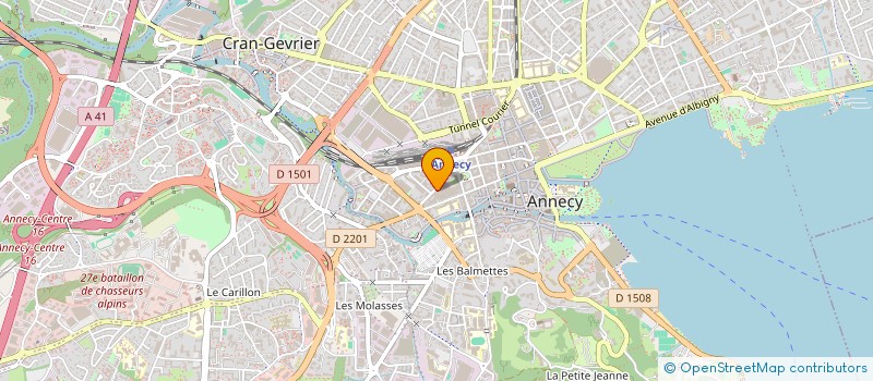 localisation de l'entreprise LA COMPAGNIE DE L'ILE USION à ANNECY