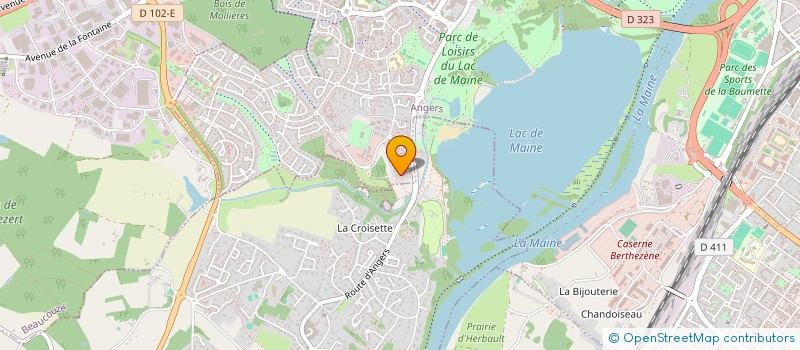 localisation de l'entreprise LA COMPAGNIE DE L'OUESTFOLD à ANGERS