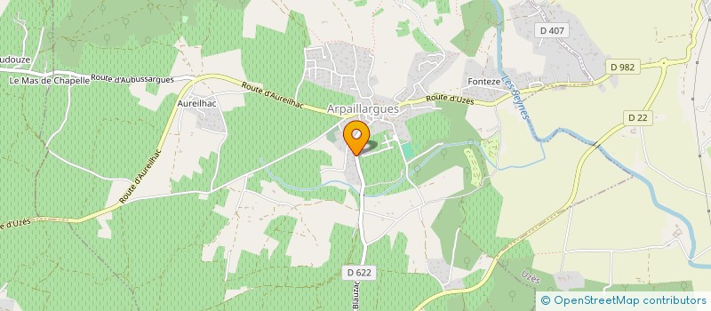 localisation de l'entreprise LA COMPAGNIE DE L'OURS  ARPAILLARGUES-ET-AUREILLAC