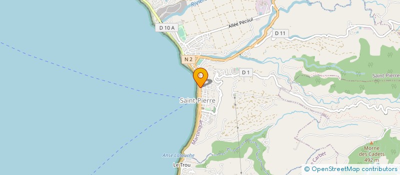 localisation de l'entreprise LA COMPAGNIE DE LA BAIE DE SAINT-PIERRE à SAINT-PIERRE