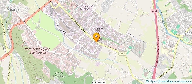 localisation de l'entreprise LA COMPAGNIE DE LA BARRE à AIX-EN-PROVENCE