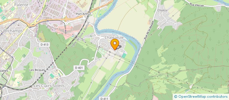 localisation de l'entreprise LA COMPAGNIE DE LA CANCOILLOTTE  CHALEZEULE