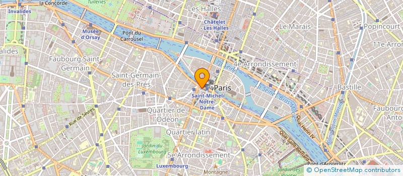 localisation de l'entreprise LA COMPAGNIE DE LA COMBE  PARIS