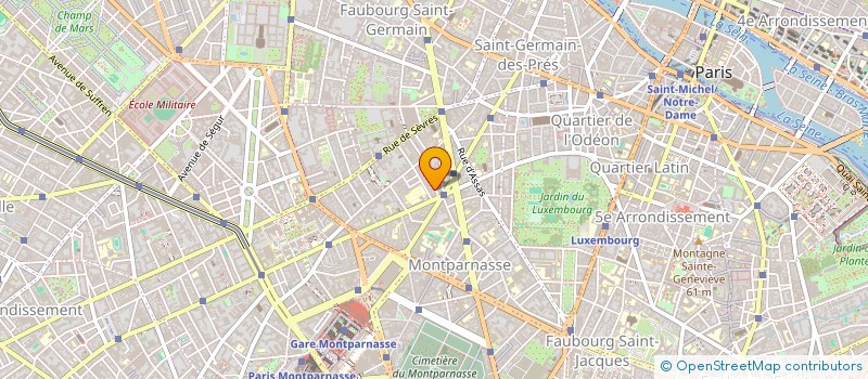 localisation de l'entreprise LA COMPAGNIE DE LA MESURE B  PARIS