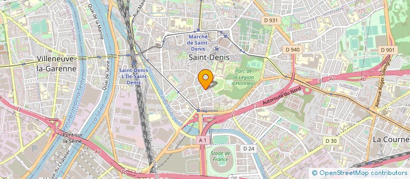 localisation de l'entreprise LA COMPAGNIE DE LA PERRUQUE BLEUE à SAINT-DENIS