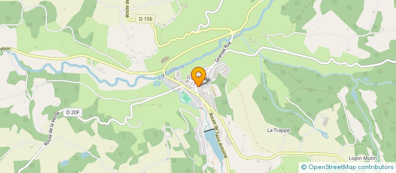 localisation de l'entreprise LA COMPAGNIE DE LA SALLE CINQ  ROYBON