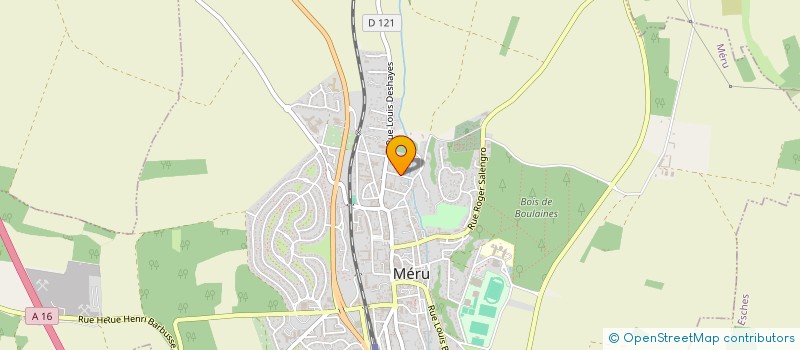 localisation de l'entreprise LA COMPAGNIE DE LA SOURIS-VERTE  MERU