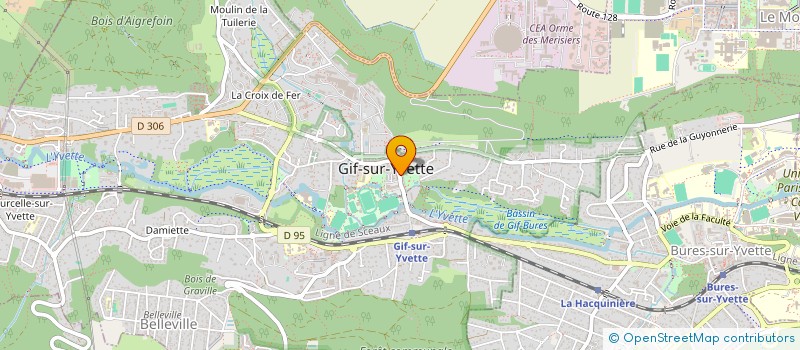 localisation de l'entreprise LA COMPAGNIE DE LA SPIRALE à GIF-SUR-YVETTE