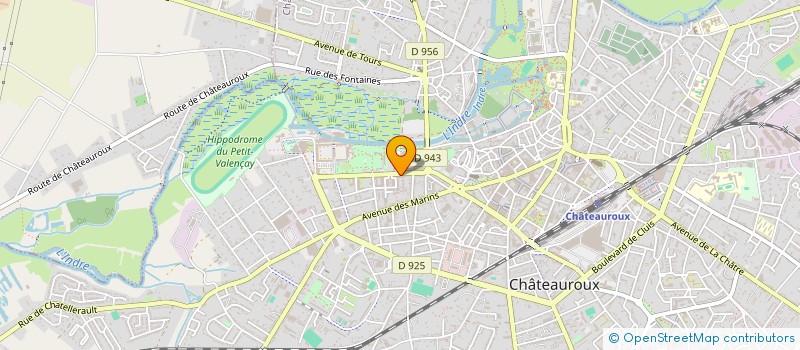localisation de l'entreprise LA COMPAGNIE DE LA TABLE RONDE à CHATEAUROUX