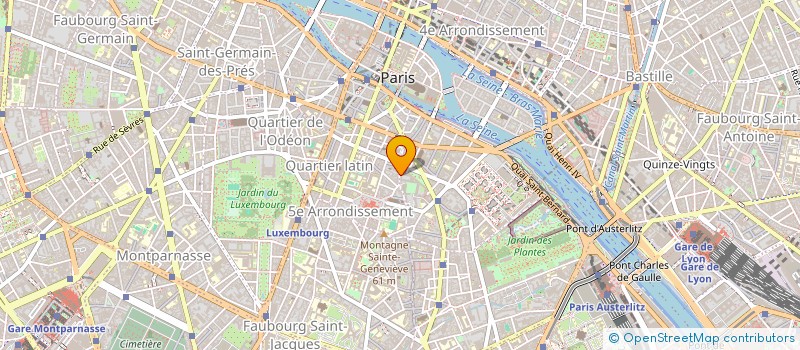 localisation de l'entreprise LA COMPAGNIE DE LA TENDRESSE  PARIS