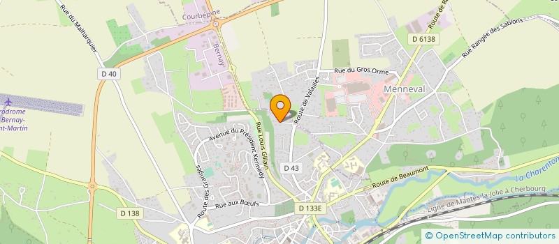 localisation de l'entreprise LA COMPAGNIE DE LA VALLEE à BERNAY