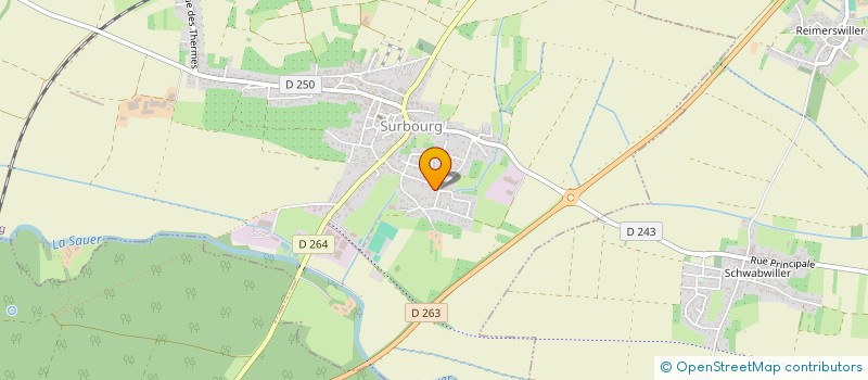 localisation de l'entreprise LA COMPAGNIE DE LEAXI  SURBOURG