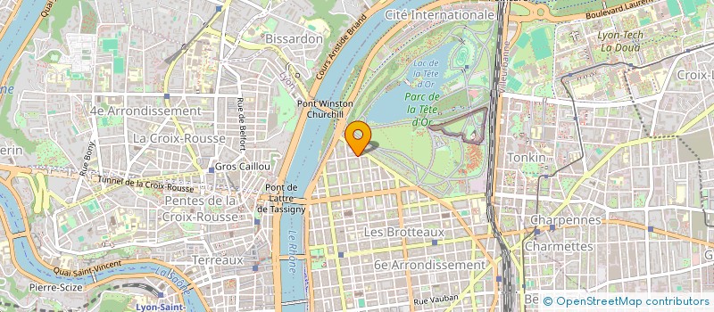 localisation de l'entreprise LA COMPAGNIE DE PORTLAND à LYON 6EME