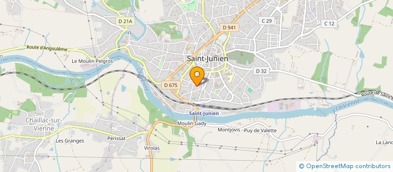 localisation de l'entreprise LA COMPAGNIE DE RONRON à SAINT JUNIEN