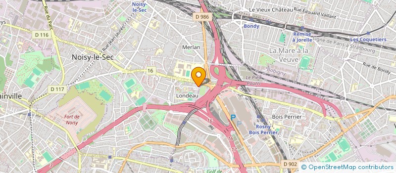 localisation de l'entreprise LA COMPAGNIE DE SECURITE ET DE SERVICES à NOISY-LE-SEC