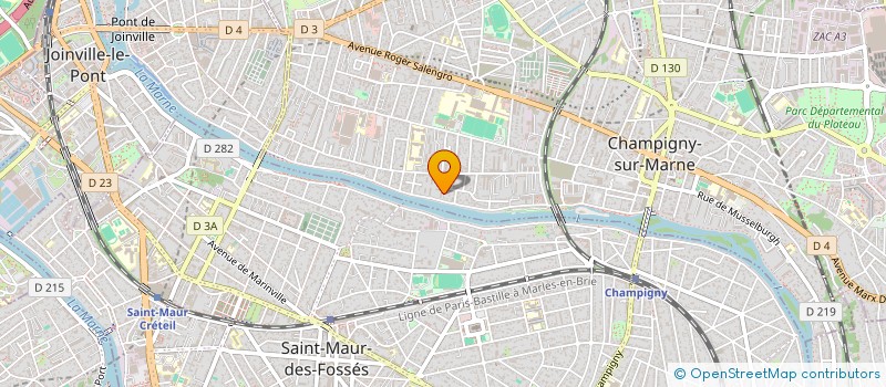 localisation de l'entreprise LA COMPAGNIE DE TROP à CHAMPIGNY-SUR-MARNE