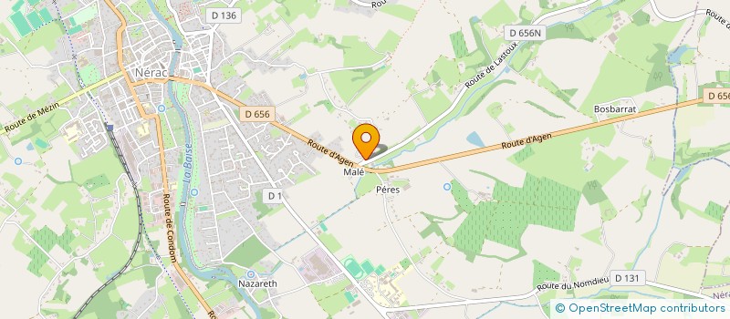 localisation de l'entreprise LA COMPAGNIE DECOCK  NERAC