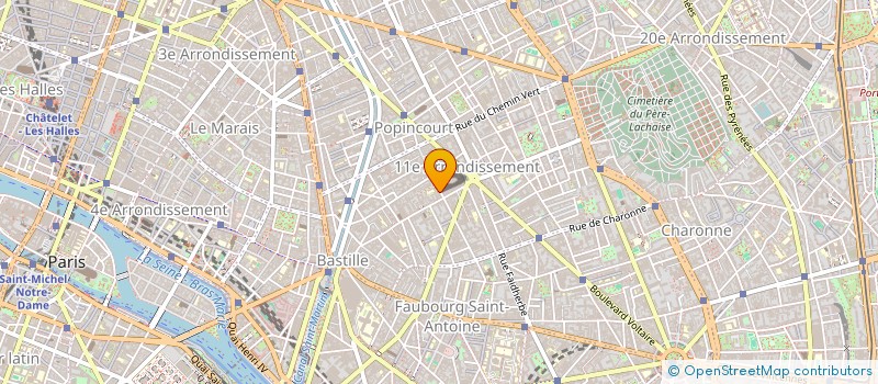 localisation de l'entreprise LA COMPAGNIE DELIDELO  PARIS