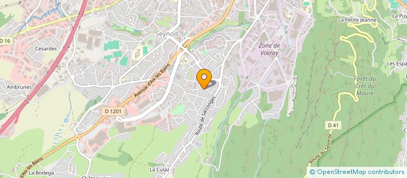 localisation de l'entreprise LA COMPAGNIE DEMAIN D-S L AUBE à ANNECY