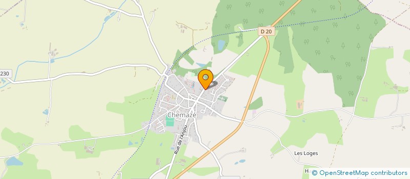 localisation de l'entreprise LA COMPAGNIE DES 3 Z'ARTS  CHEMAZE