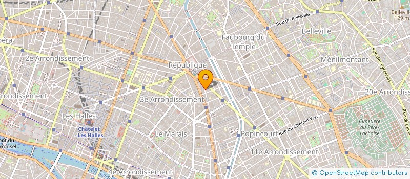 localisation de l'entreprise LA COMPAGNIE DES ACTES  PARIS