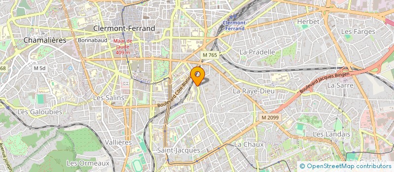 localisation de l'entreprise LA COMPAGNIE DES ANGES  CLERMONT-FERRAND