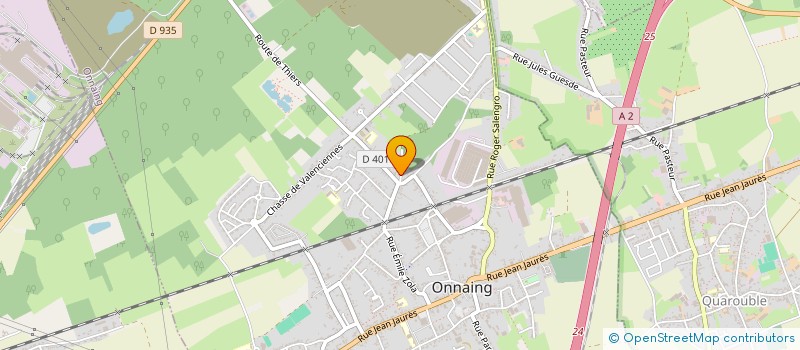 localisation de l'entreprise LA COMPAGNIE DES ANGES  ONNAING