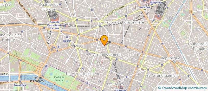 localisation de l'entreprise LA COMPAGNIE DES ARCHITECTES & DESIGNERS à PARIS