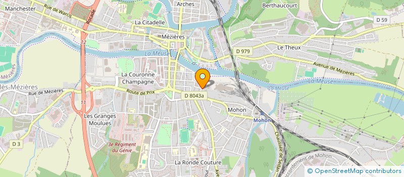 localisation de l'entreprise LA COMPAGNIE DES ARDENNES  CHARLEVILLE-MEZIERES