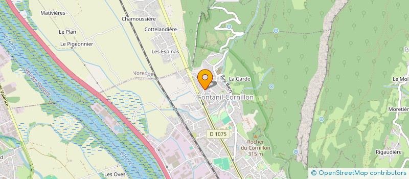 localisation de l'entreprise LA COMPAGNIE DES ARGONAUTES à FONTANIL-CORNILLON