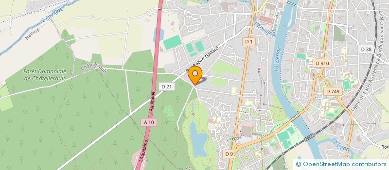 localisation de l'entreprise LA COMPAGNIE DES BARDINGOTS  CHATELLERAULT