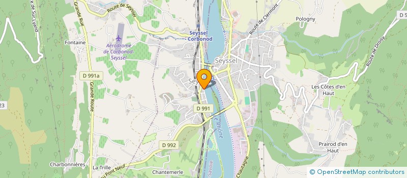 localisation de l'entreprise LA COMPAGNIE DES BEAUX INSTANTS  SEYSSEL