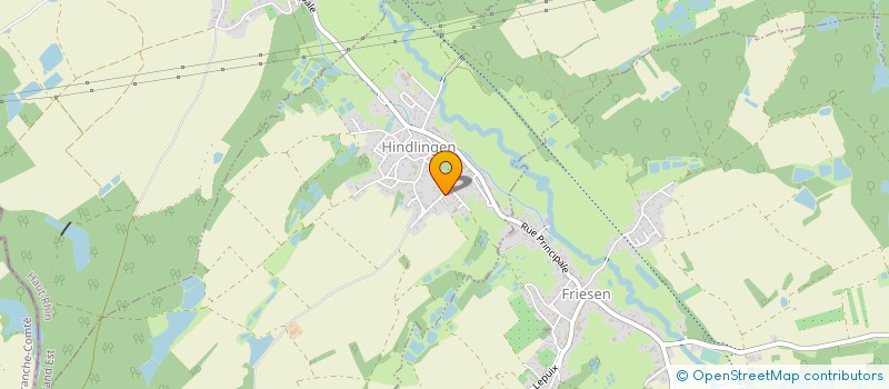 localisation de l'entreprise LA COMPAGNIE DES BECHEURS DE FRIESEN  FRIESEN