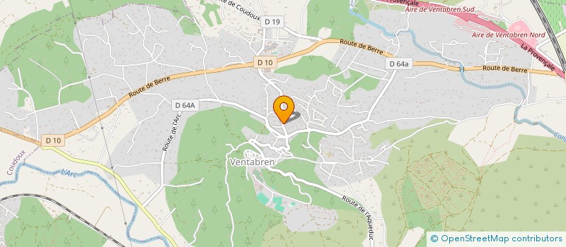 localisation de l'entreprise LA COMPAGNIE DES BERCEAUX à VENTABREN