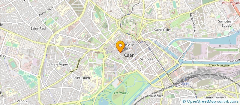 localisation de l'entreprise LA COMPAGNIE DES BIKERS à CAEN