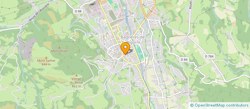 localisation de l'entreprise LA COMPAGNIE DES BOUCHERES  BAGNERES-DE-BIGORRE