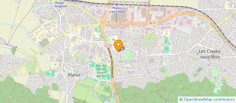 localisation de l'entreprise LA COMPAGNIE DES BRIS DE VERS à PLAISIR