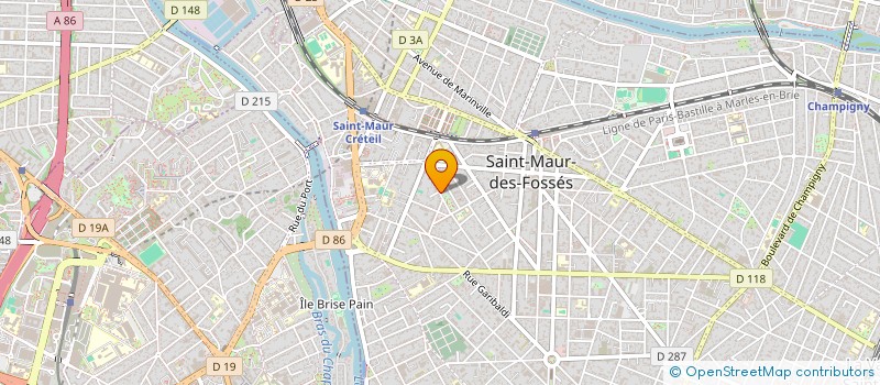 localisation de l'entreprise LA COMPAGNIE DES BULLES à SAINT-MAUR-DES-FOSSES