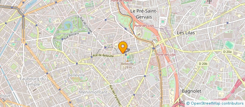 localisation de l'entreprise LA COMPAGNIE DES BUVEURS D EAU  PARIS