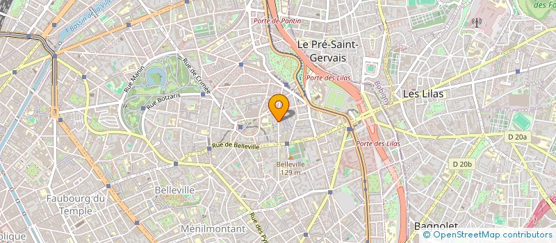 localisation de l'entreprise LA COMPAGNIE DES CABANES  PARIS