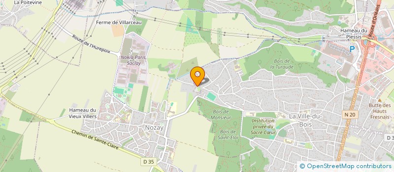 localisation de l'entreprise LA COMPAGNIE DES CHIENS DE GUERRE  NOZAY