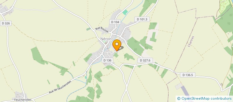 localisation de l'entreprise LA COMPAGNIE DES CHIENS DE GUERRE à NERON