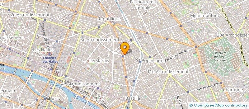 localisation de l'entreprise LA COMPAGNIE DES CHONCHONS  PARIS